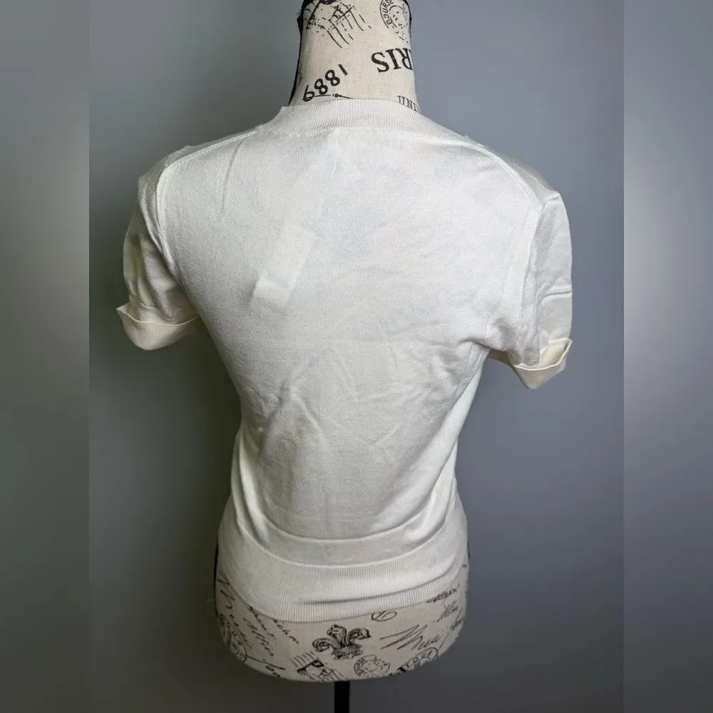 J.Crew Shrunken  lyocell-blend T-shirt NWT Size XS